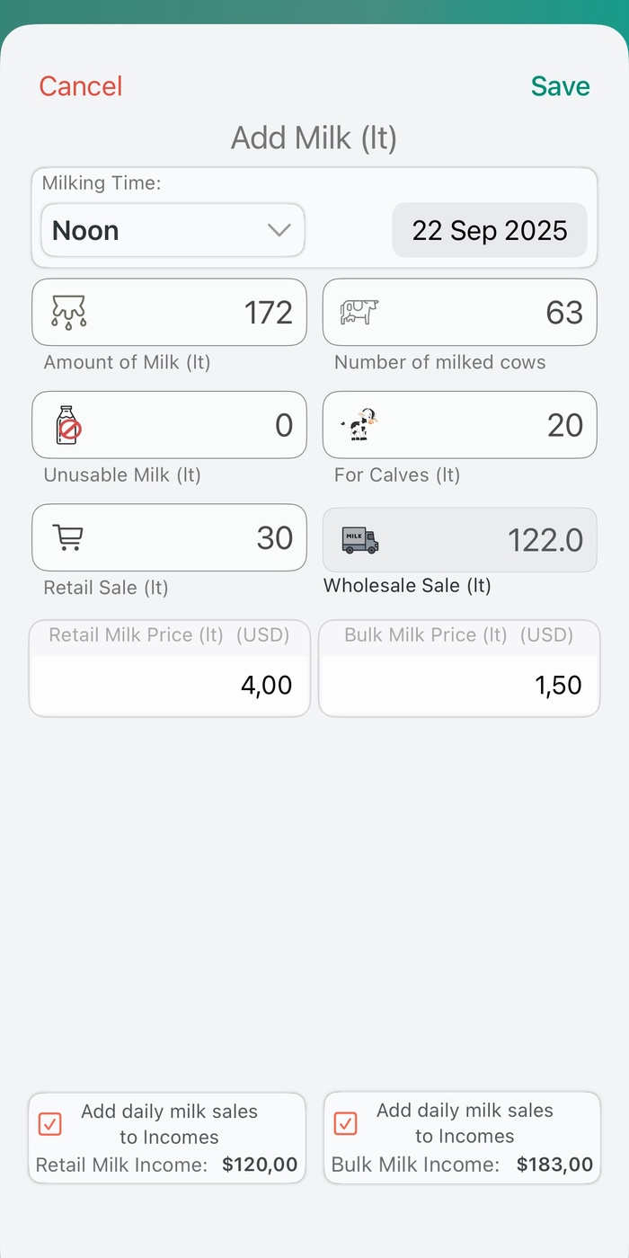 Milk Management Application