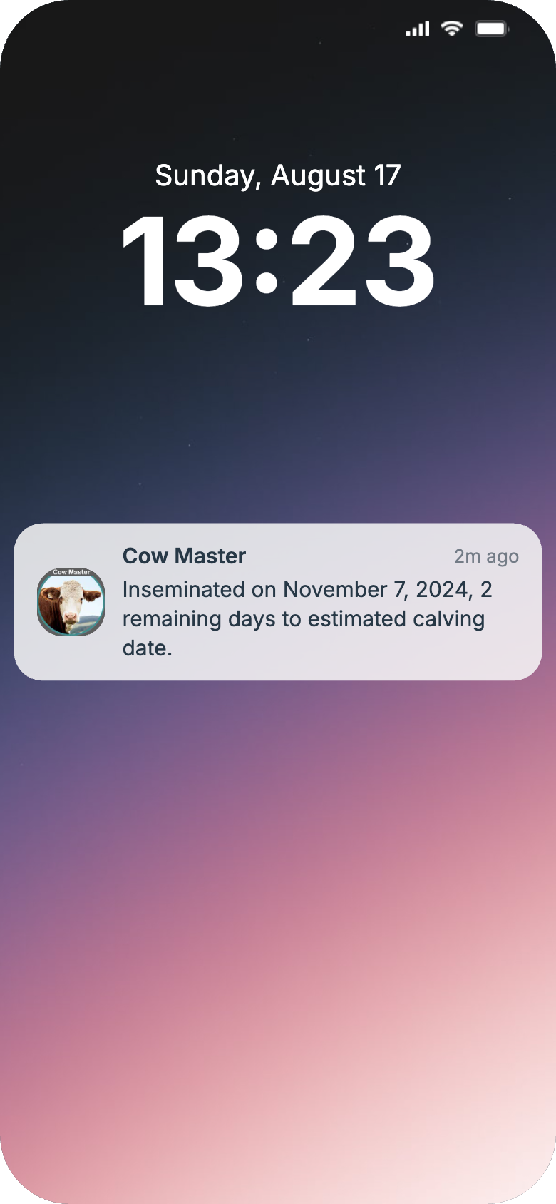 Cow Notifications